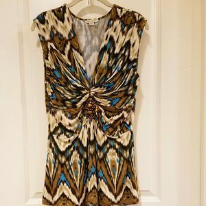 Printed Sleeveless Top